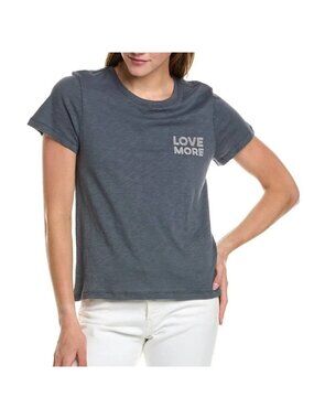 Nwt Spiritual Gangster - L Love More Nola t-shirt IN Gray Slate